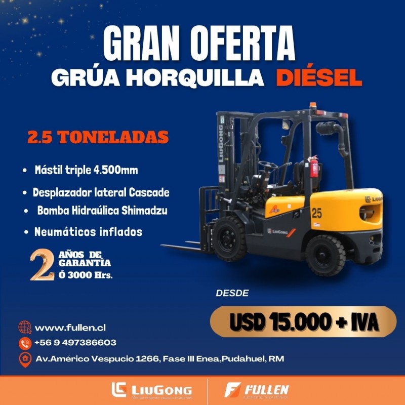 SÃºper descuento grÃºa horquilla. - Â¡Aprovecha esta promociÃ³n!