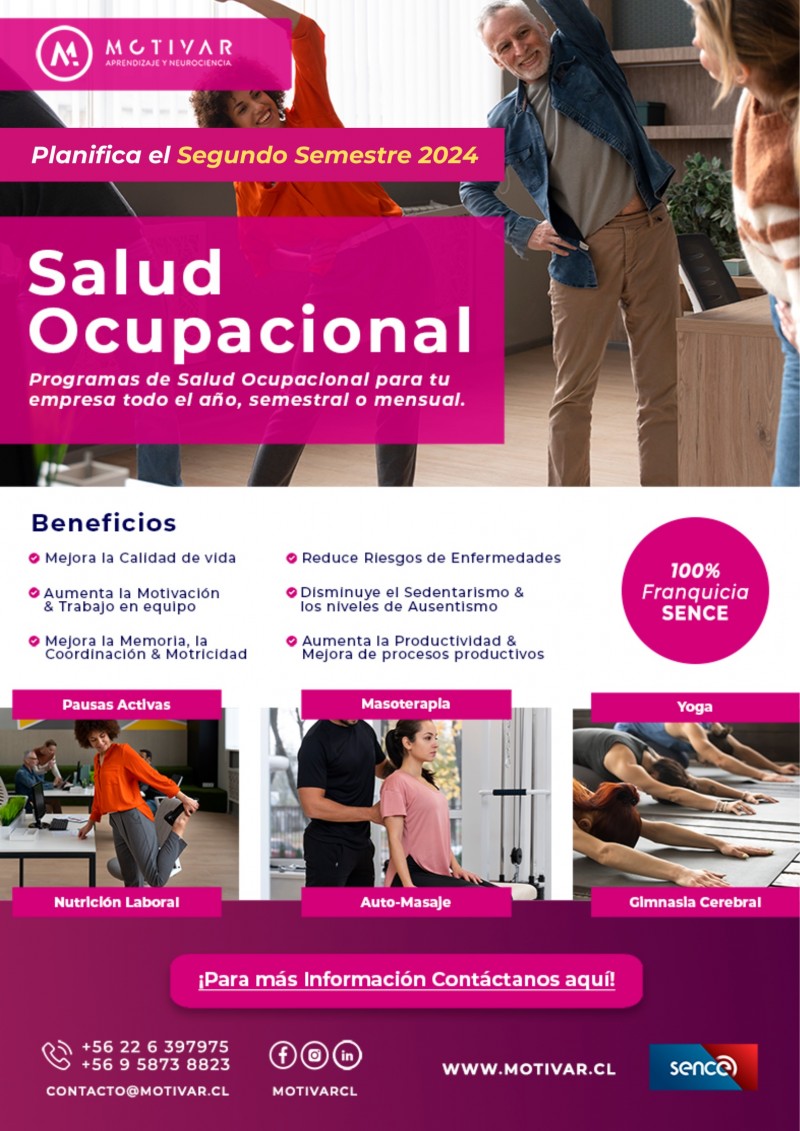 Motivar Capacitaciones Profesionales - Â¡Planifica Actividades de Salud Ocupacional! - MOTIVAR