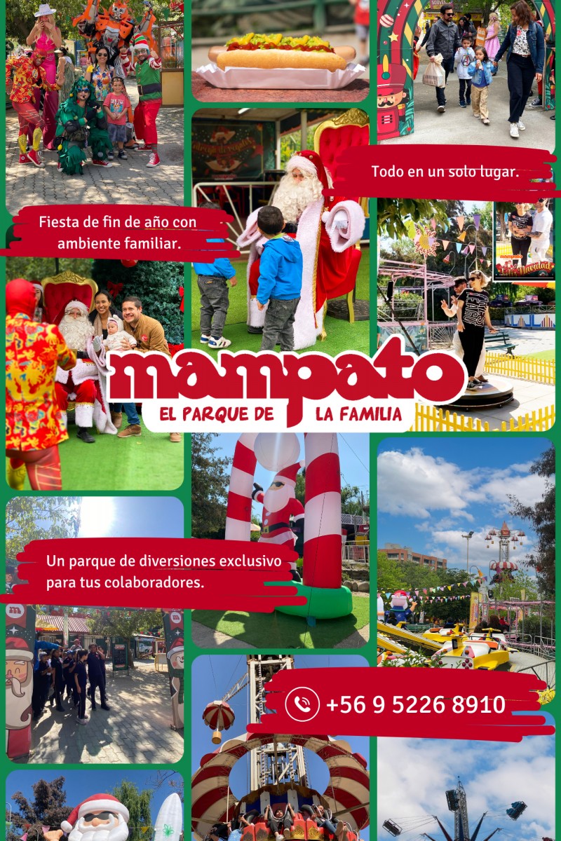 Parque de diversiones Mampato - Fiesta de navidad 2024