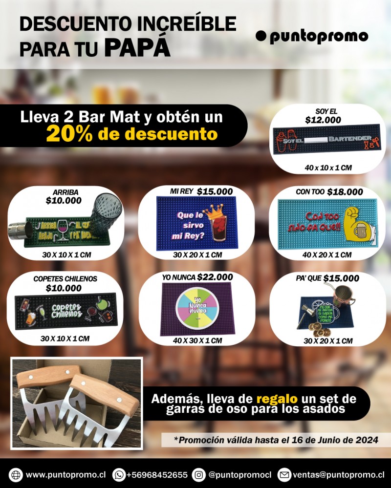 Para tu papÃ¡ - Ahorra o nunca. Especial Bar Mat