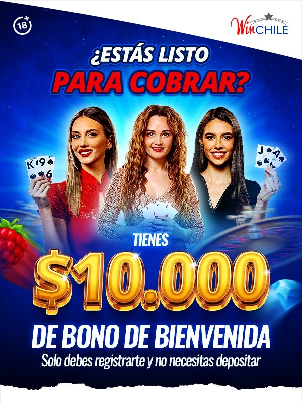 WinChile - Te regalamos 10 lucas para jugar 🚀🎰