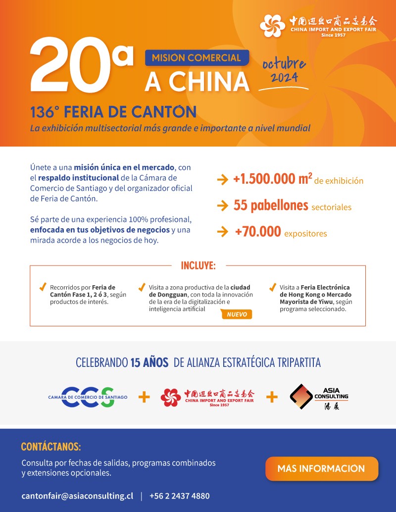 Asia Consulting - 20Âª MisiÃ³n Comercial a China junto a CCS- 136 Feria de CantÃ³n