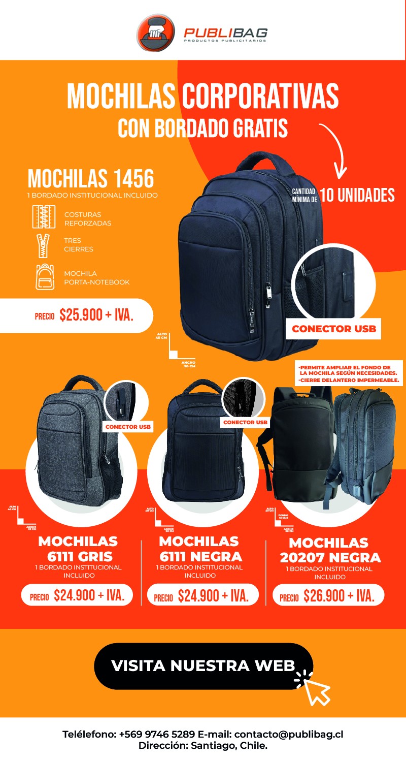 Publibag - Oferta Mochilas con bordado incluÃ­do