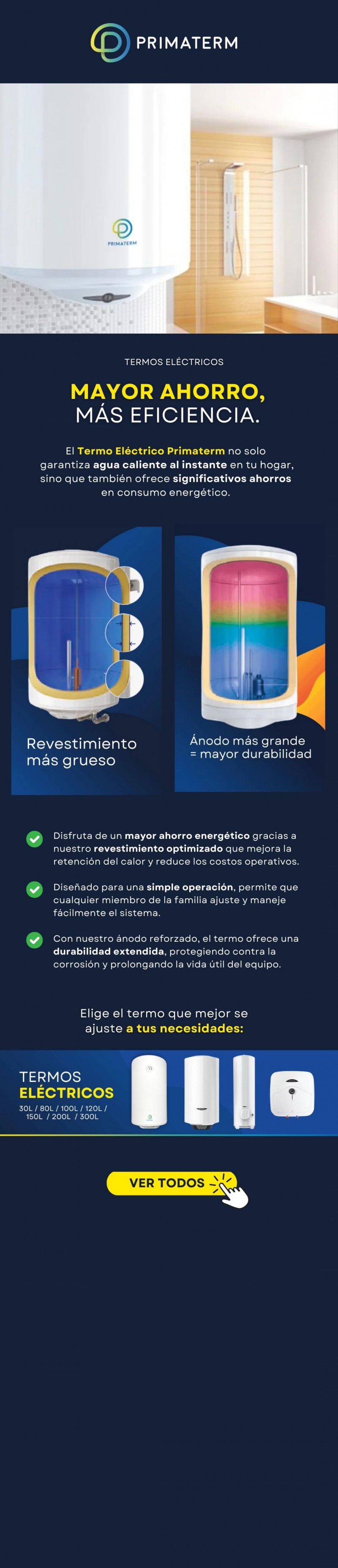 Primaterm - Â¡Aprovecha ahora! Termos elÃ©ctricos en oferta exclusiva para septiembre