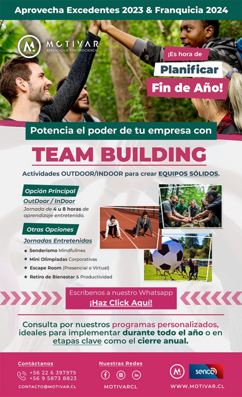 Motivar Capacitaciones Profesionales - Team Building Outdoor/Indoor para tu Fin de AÃ±o 2024 - MOTIVAR