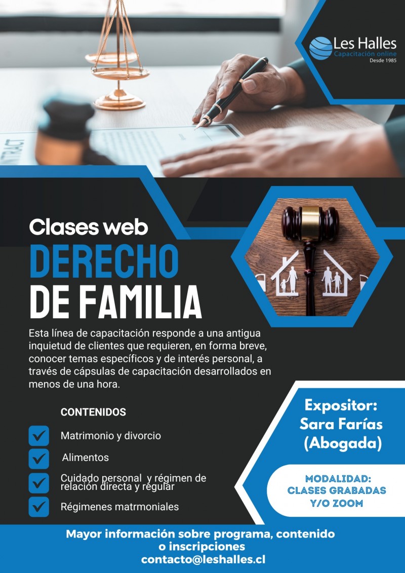 Les Halles - Derecho de familia: Aprende con nosotros junto a nuestras clases web