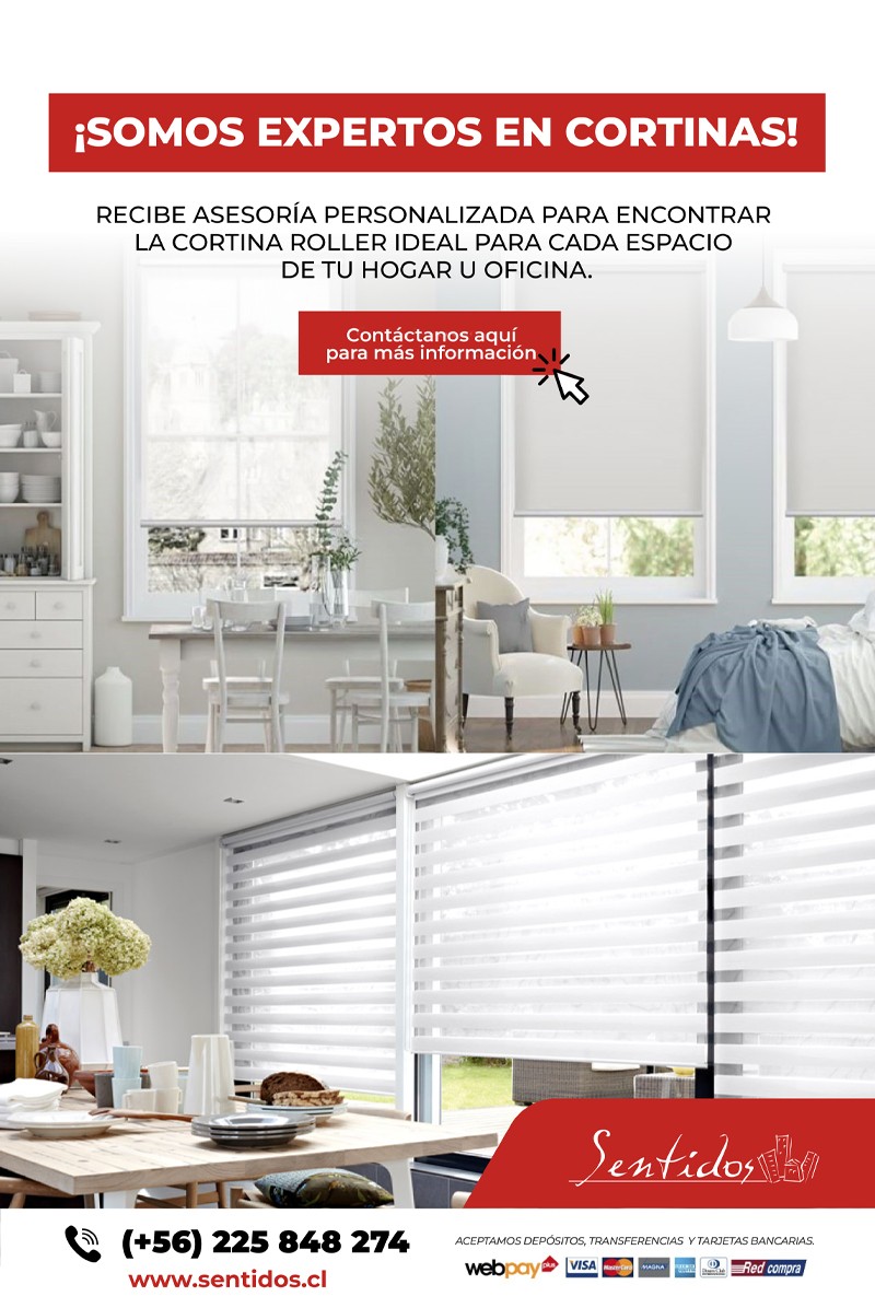 Cortinas Roller A medida -  Renueva tus espacios