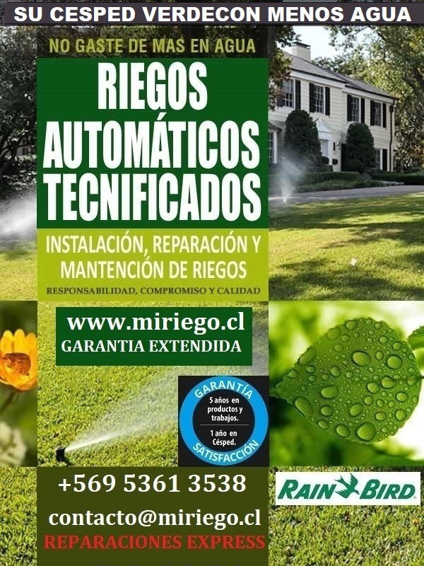 RIEGOS AUTOMATICOS - REPARACIONES INSTALACIONES DE RIEGOS AUTOMATICOS INTELIGENTES