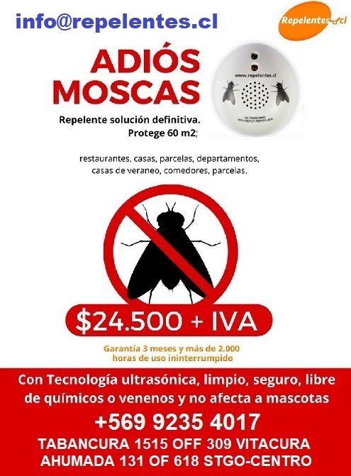 Moscas ¡Que! ASCO! - REPELE MOSCAS ULTRASONICO