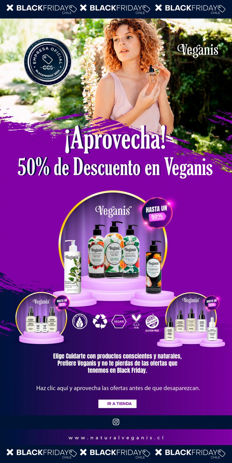 Natural Veganis - ¡Comienza el Black Friday en Veganis! ¡Hasta 50% de descuento!