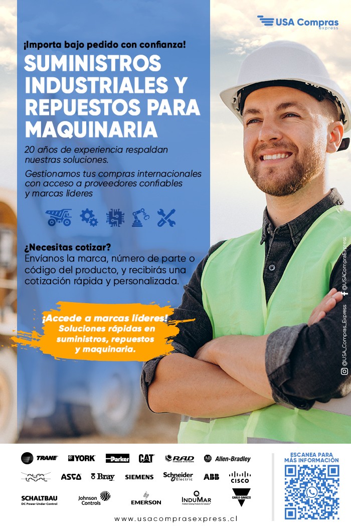 Importación de Suminitros Industriales - Consigue los repuestos que tu maquinaria necesita - Compras bajo encargo.