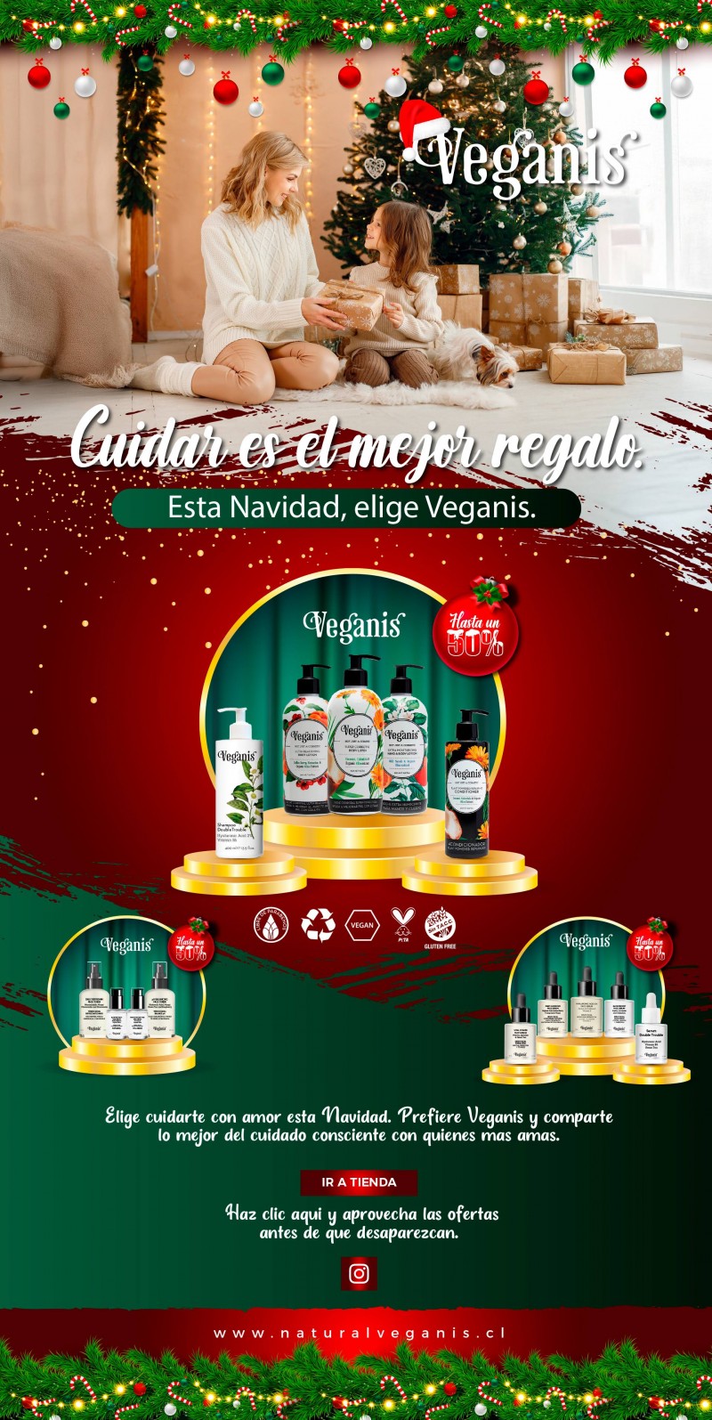 Natural Veganis - ¡Comienza la Navidad! ¡Hasta 50% de descuento en Natural Veganis!