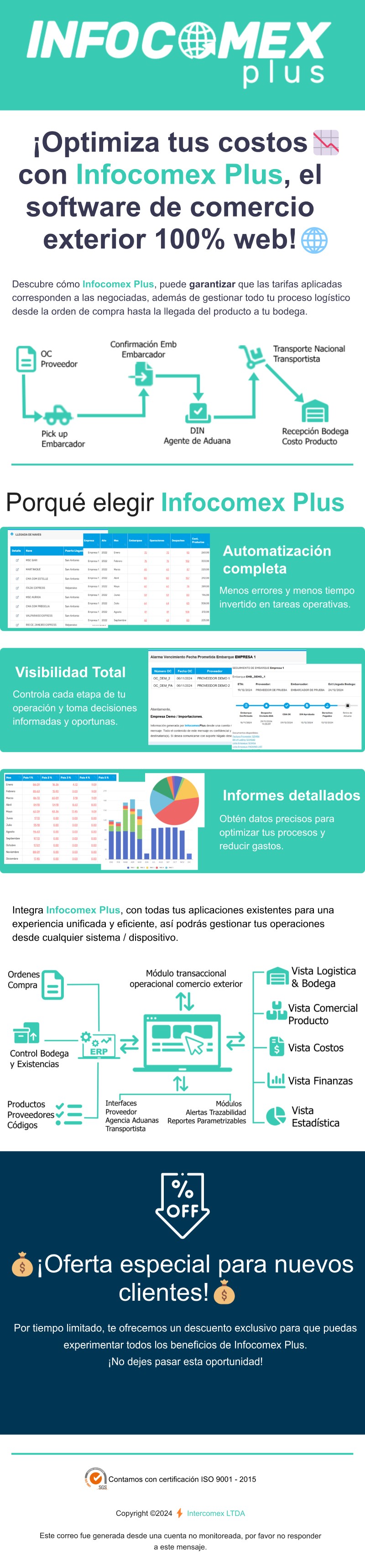 Comex - Comprobado...reduce tus costos con Infocomex Plus!