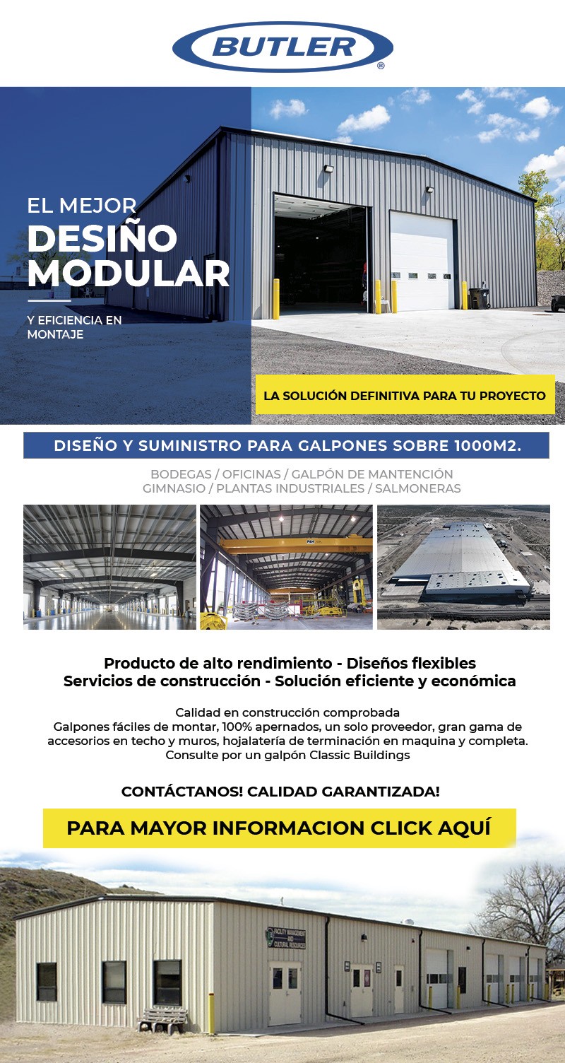Estructuras metálicas para edificios no residenciales - Naves industriales, Galpones, Bodegas, Centro Distribución, Hangares