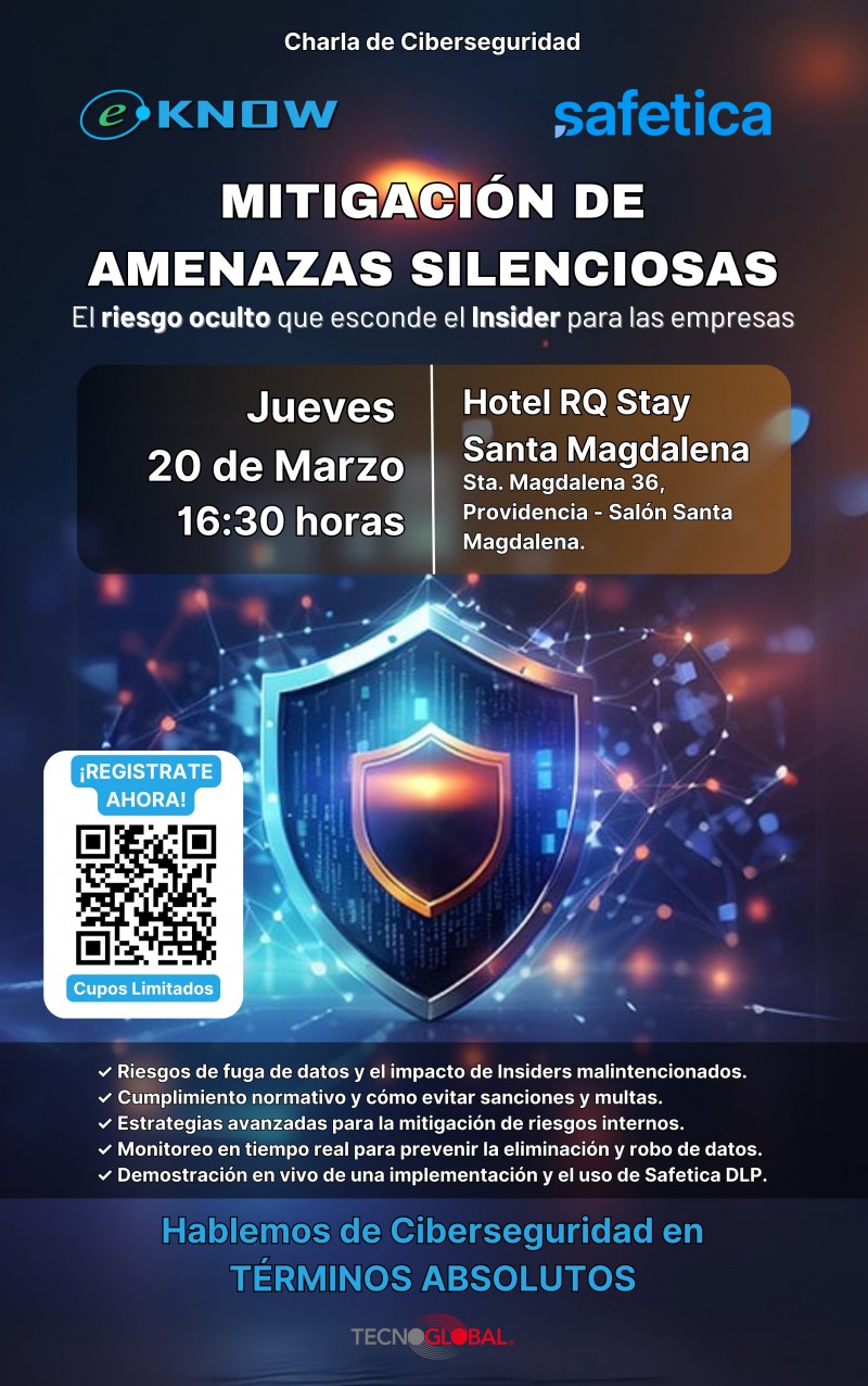 Equipo de Ciberseguridad - Proteja su empresa: Charla sobre la mitigación por robo de información