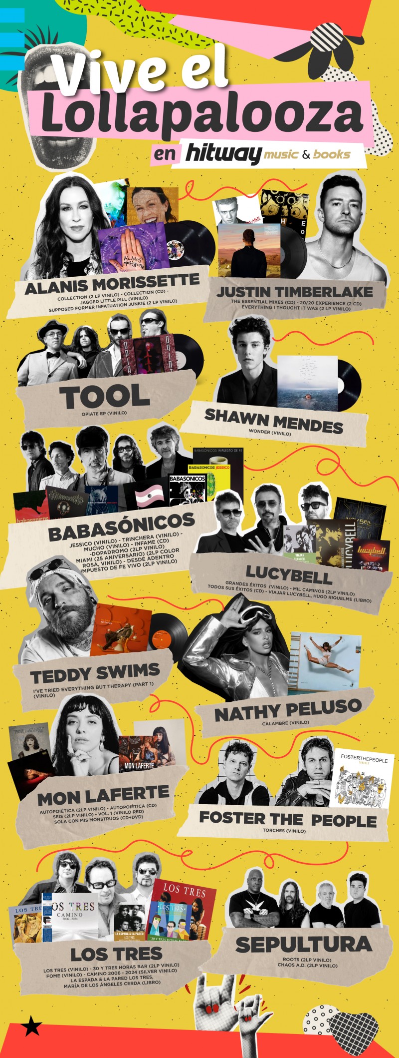 Hitway Music & Books - Lo mejor del Lollapalooza lo encuentras en Hitway Music