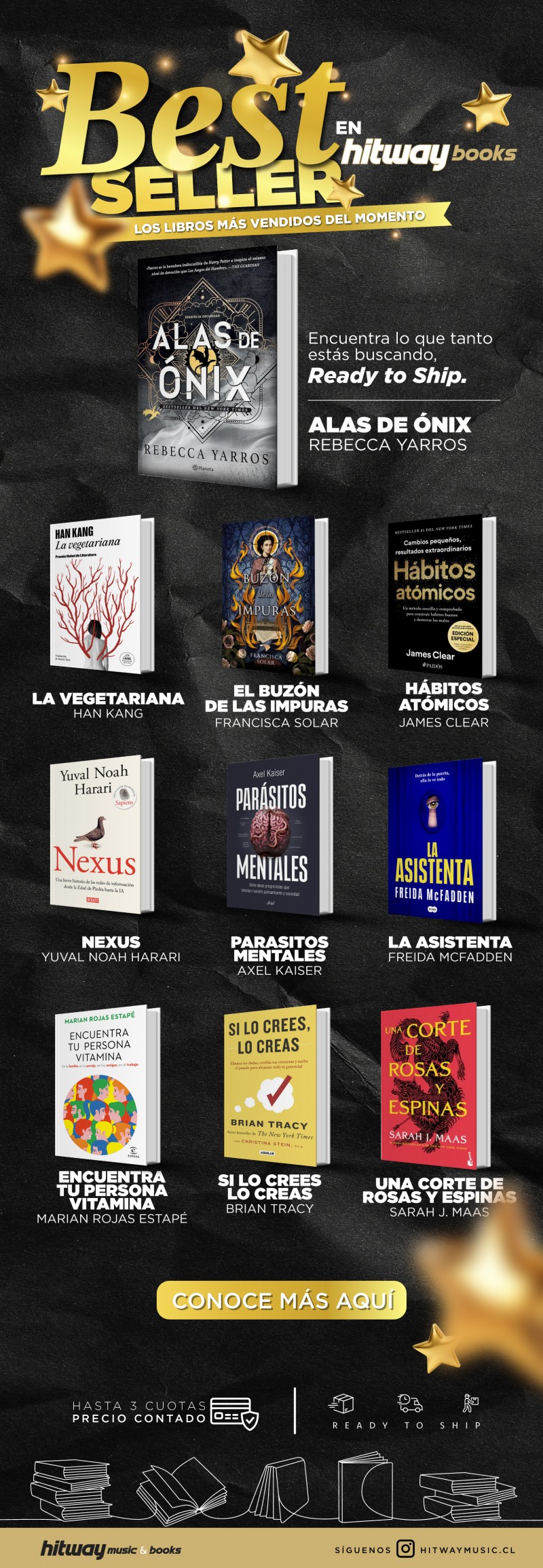 Hitway Music & Books - ¡Imperdible! Bestseller de libros en Hitway Books 
