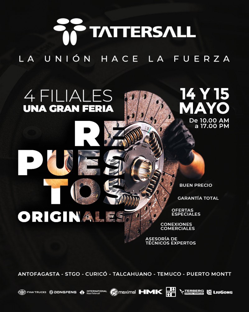 Tattersall - La unión hace la fuerza - Importante feria de repuestos a nivel nacional