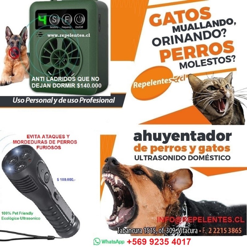Perros Ladrando de Noche - Repelentes Gatos Maullando y Orirando