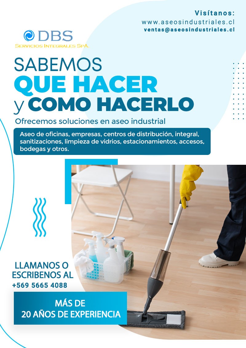 DBS Servicios Integrales SpA - Tu empresa más limpia, segura y eficiente