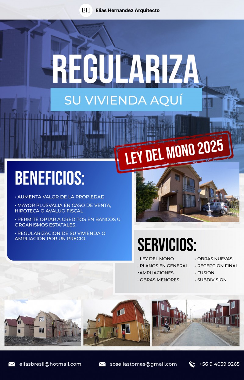 Regularización de Viviendas - Consulte al arquitecto