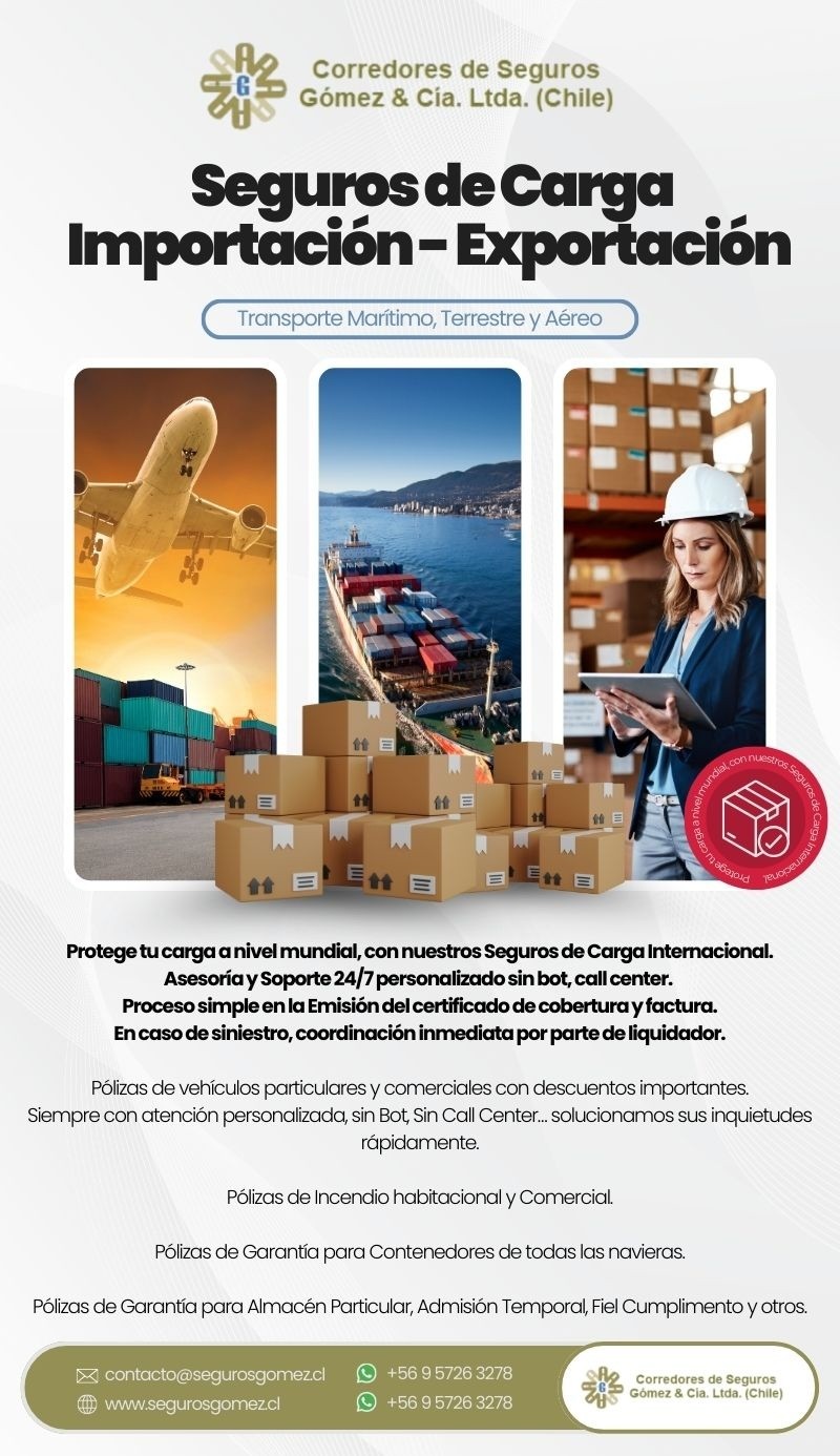 Americo Gómez - Seguros de Importación y Exportación