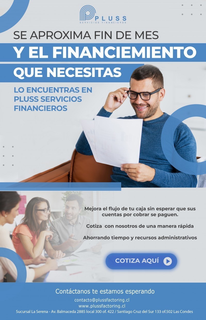Cyndi Plaza Muñoz- Ejecutiva Comercial de Pluss Servicios Financieros - Se aproxima fin de mes, y la solución está aquí