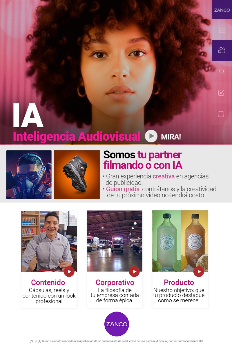 Zanco Films - Creamos tu video pro con IA