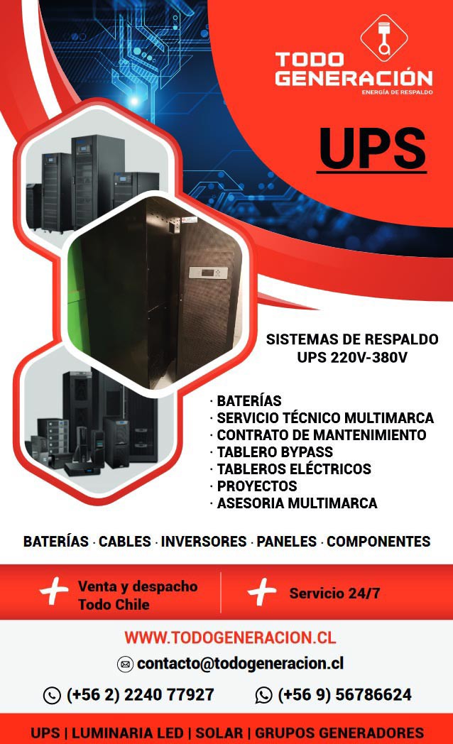 Todogeneracion LTDA. - Sistemas de respaldo UPS (Ofertas Especiales)