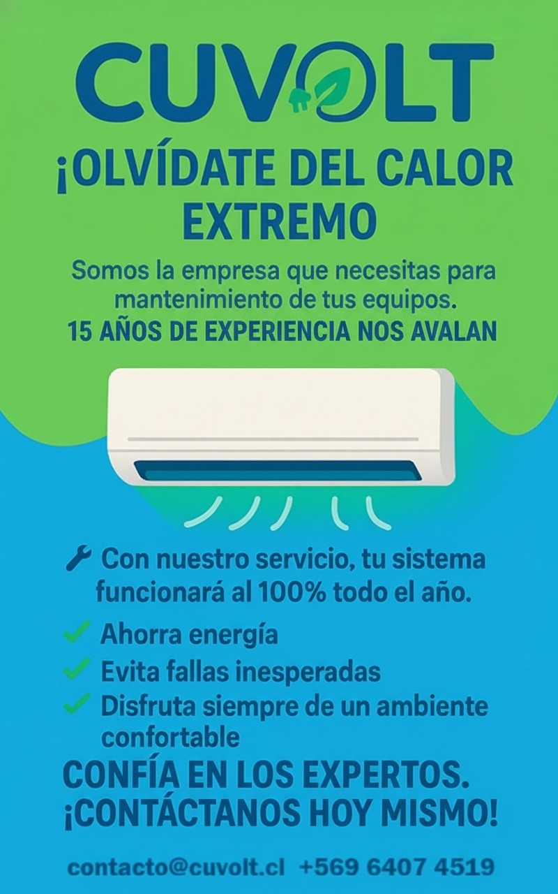 Cuvolt SpA - Servicio de mantención Clima