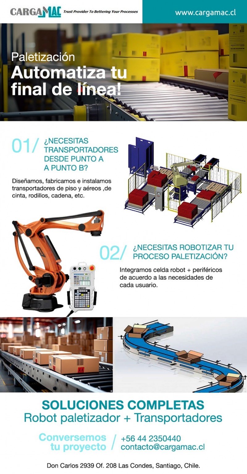 Paletizacion - Robotizamos tu final de linea