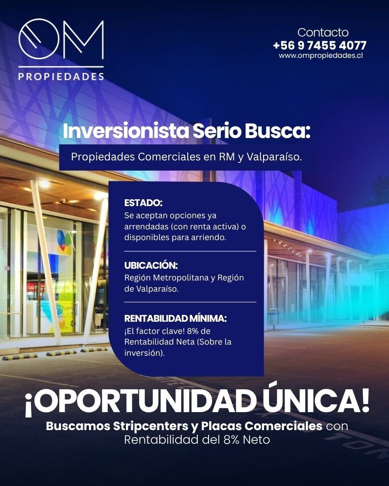 OM Propiedades - Inversionista Inmobiliario Busca