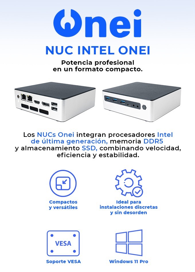 Francisco Urrutia de Onei - Intel Nuc de última generación con Soporte a Windows 11