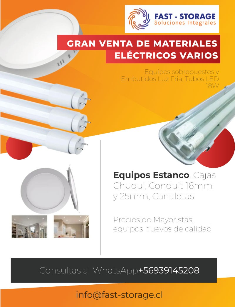 FAST-STORAGE - Liquidacion Materiales Electricos