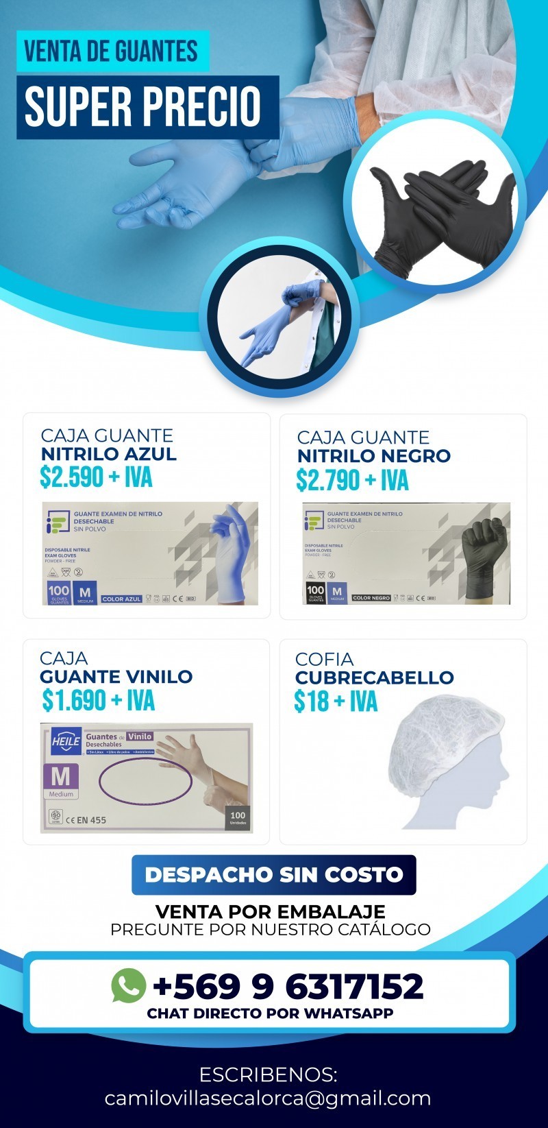 Comercializadora CVL - Oferta Guante Nitrilo y mas