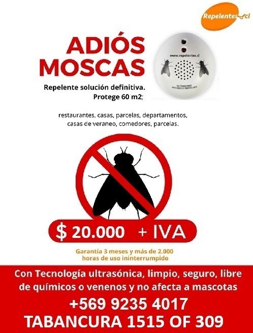 Repelente de Moscas - Repelente de Mosca ULTRASONICO