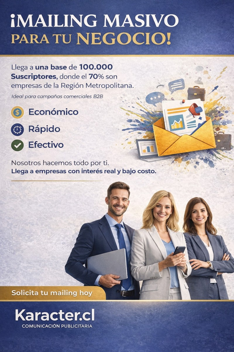 Equipo Comercial - ¿Difundir tu oferta a empresas de la RM?