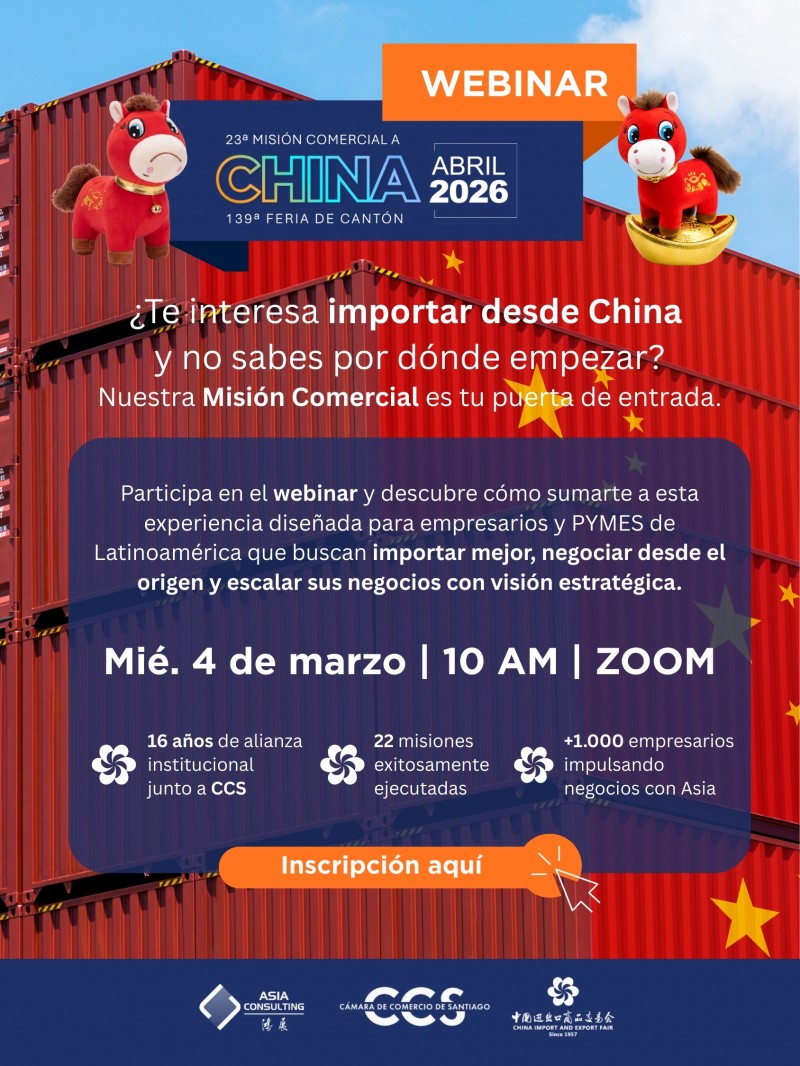 Asia Consulting - Misión Comercial a China | Webinar Informativo