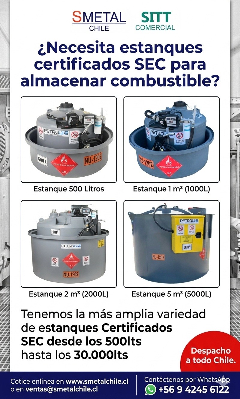 Estanques Para Combustible - Estanques Certificados para combustible