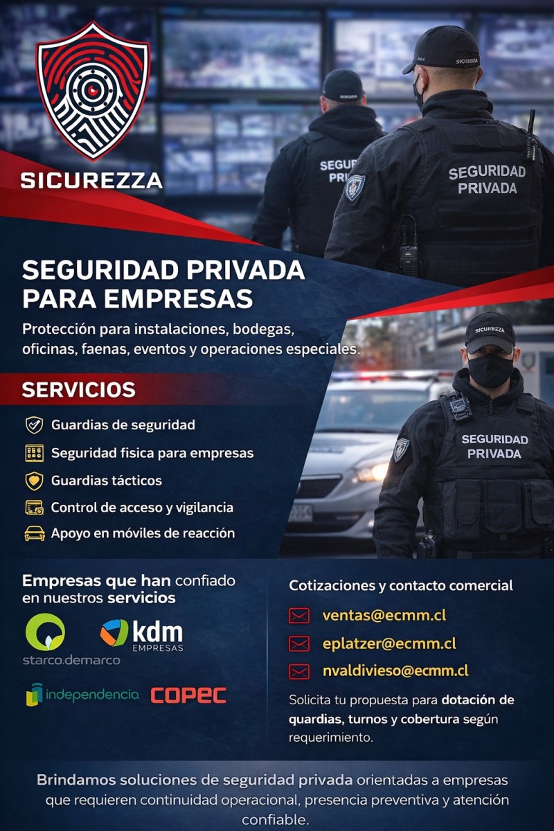 Sicurezza - Seguridad confiable para su empresa - Proteja a su empresa con personal capacitado