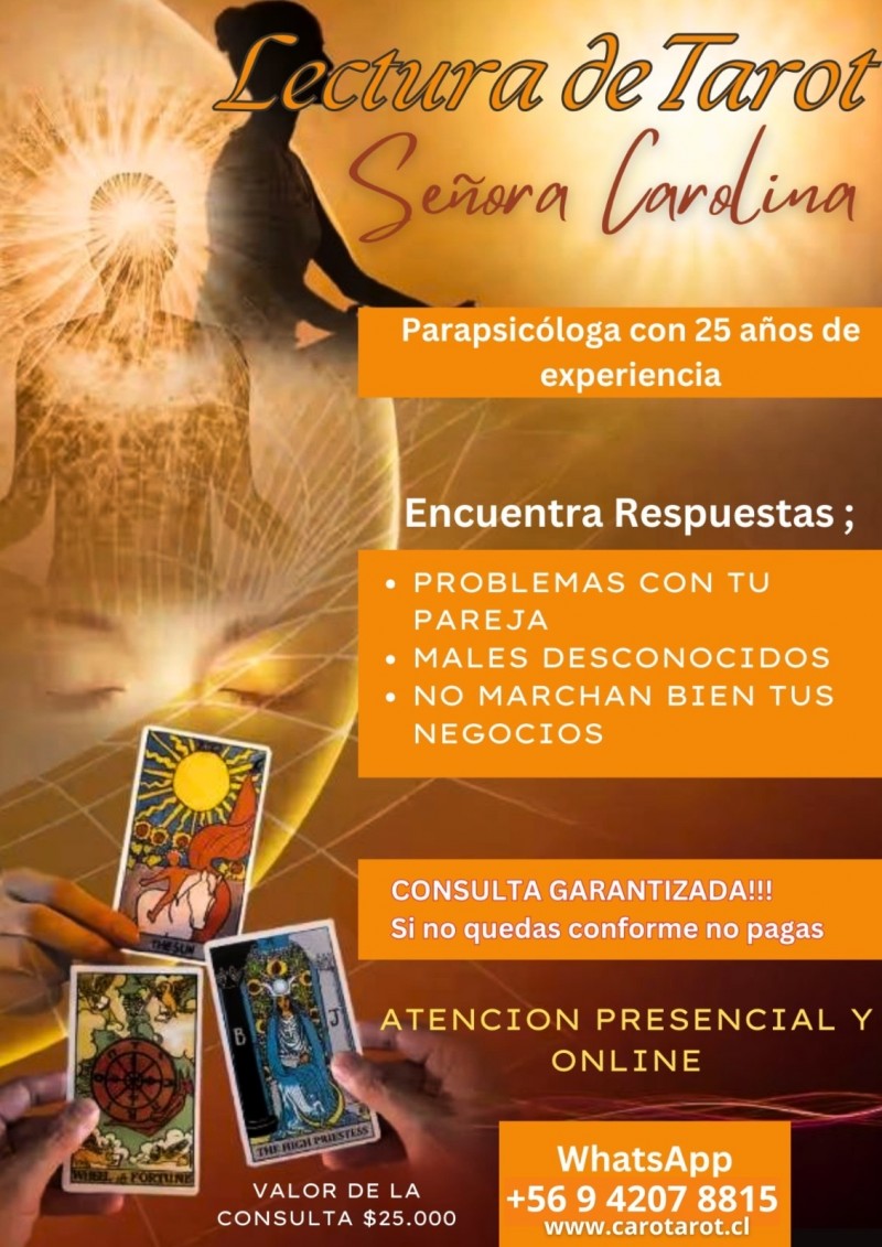 Tarotista Carolina - Consulta Tarotista