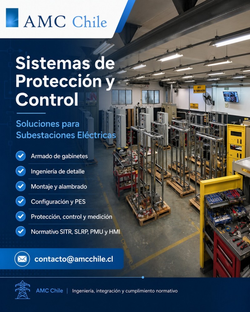 AMC CHILE SPA - Sistemas de Protección y Control para Subestaciones Eléctricas