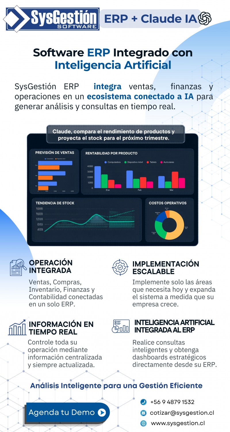 Software ERP+IA - Herramientas IA para una Gestión Eficiente